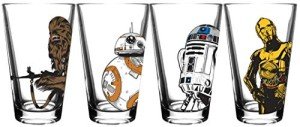 Star Wars 4-Pack Classic Pint Glass Set