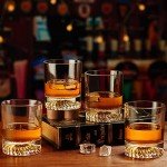 Set of 4 Old Fashioned Whiskey Glasses