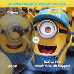 Mini Bluetooth Projector for Outdoor Movies