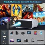 WiFi Bluetooth 1080P Mini Projector for Mancave