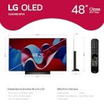LG 48-Inch 4K Smart OLED TV with Alexa