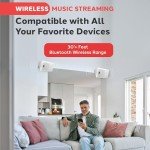 Pyle 5.25" Waterproof Bluetooth Speaker System (2 Pack)