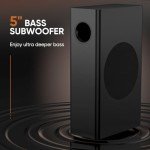 Saiyin 2.1CH Soundbar with Subwoofer for TV