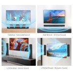 90W Bluetooth Sound Bar for Smart TVs
