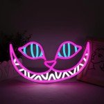 Cheshire Cat Neon Sign for Mancave Decor