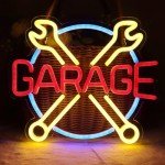 Neon Check Engine Sign for Mancave Decor