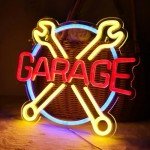 Neon Check Engine Sign for Mancave Decor