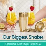 23-Piece Mixology Bartender Kit with Bamboo Stand