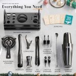 14-Piece Bartender Kit with Recipe Cards