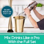 23-Piece Mixology Bartender Kit with Bamboo Stand