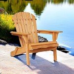 Adirondack Folding Chair for Outdoor Relaxation