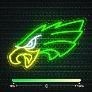 Eagle Neon Sign for Man Cave & Game Room