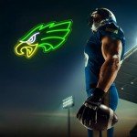 Eagle Neon Sign for Man Cave & Game Room