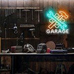 Dimmable Wrench Neon Sign for Mancave Decor
