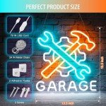 Dimmable Wrench Neon Sign for Mancave Decor