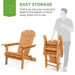 Adirondack Folding Chair for Outdoor Relaxation