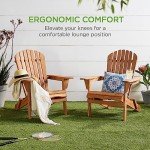 Adirondack Folding Chair for Outdoor Relaxation