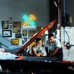 Dimmable Wrench Neon Sign for Mancave Decor