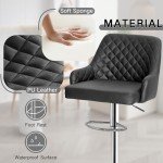 Adjustable Bar Stools Set of 2 for Mancave