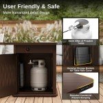 28'' Propane Fire Pit Table for Outdoor Relaxation