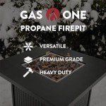 Large 28-Inch Gas One Propane Fire Pit