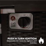 Large 28-Inch Gas One Propane Fire Pit