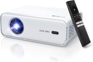 AURZEN Eazze D1 4K Mini Projector for Mancaves
