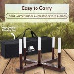 Rustic Wood Ring Toss Game for Mancave Fun