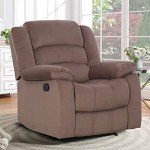Comfy Chocolate Recliner Chair for Mancave Relaxation
