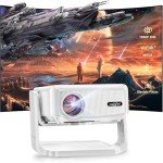 Mini Projector with WiFi & Bluetooth - 360° Adjustable