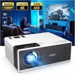 FUDONI 4K Portable Projector with WiFi/Bluetooth