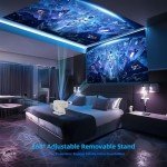 Mini Projector with WiFi & Bluetooth - 360° Adjustable