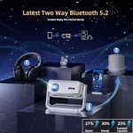 Mini Projector with WiFi & Bluetooth - 360° Adjustable