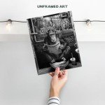 Funny Monkey Wall Art for Mancave Bathroom