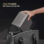 Mini Projector with Bluetooth Speaker for Mancave Movies