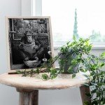 Funny Monkey Wall Art for Mancave Bathroom