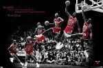 Michael Jordan Fly Wall Poster - 22" x 34