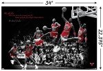 Michael Jordan Fly Wall Poster - 22" x 34
