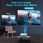 1080P Portable Projector with 5G WiFi & Tripod