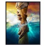 Jesus Wall Art - Motivational Mancave Decor