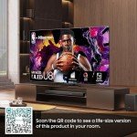 Hisense 65-Inch 4K ULED Smart TV for Mancave