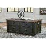Tyler Creek Rustic Lift Top Coffee Table - Brown & Black