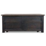Tyler Creek Rustic Lift Top Coffee Table - Brown & Black