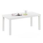 Classic White Coffee Table for Your Mancave
