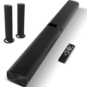 60W Wireless Sound Bar for Smart TVs