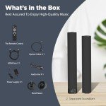 60W Wireless Sound Bar for Smart TVs