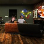 Texas Longhorn LED Neon Sign for Mancave Decor