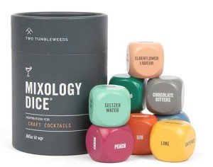Mixology Dice Set - 9 Dice & Recipe Booklet