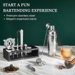 12-Piece Cocktail Shaker Set for Home Bar