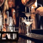 Boston Cocktail Shaker Set with Stand and Recipes